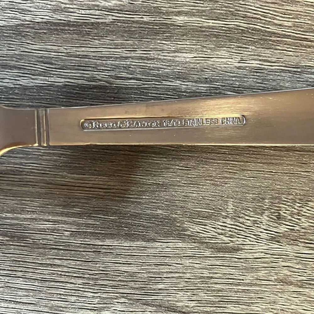 Reed & Barton Harvest Bouquet 18/10 Stainless Cold Meat Serving Fork Replacement